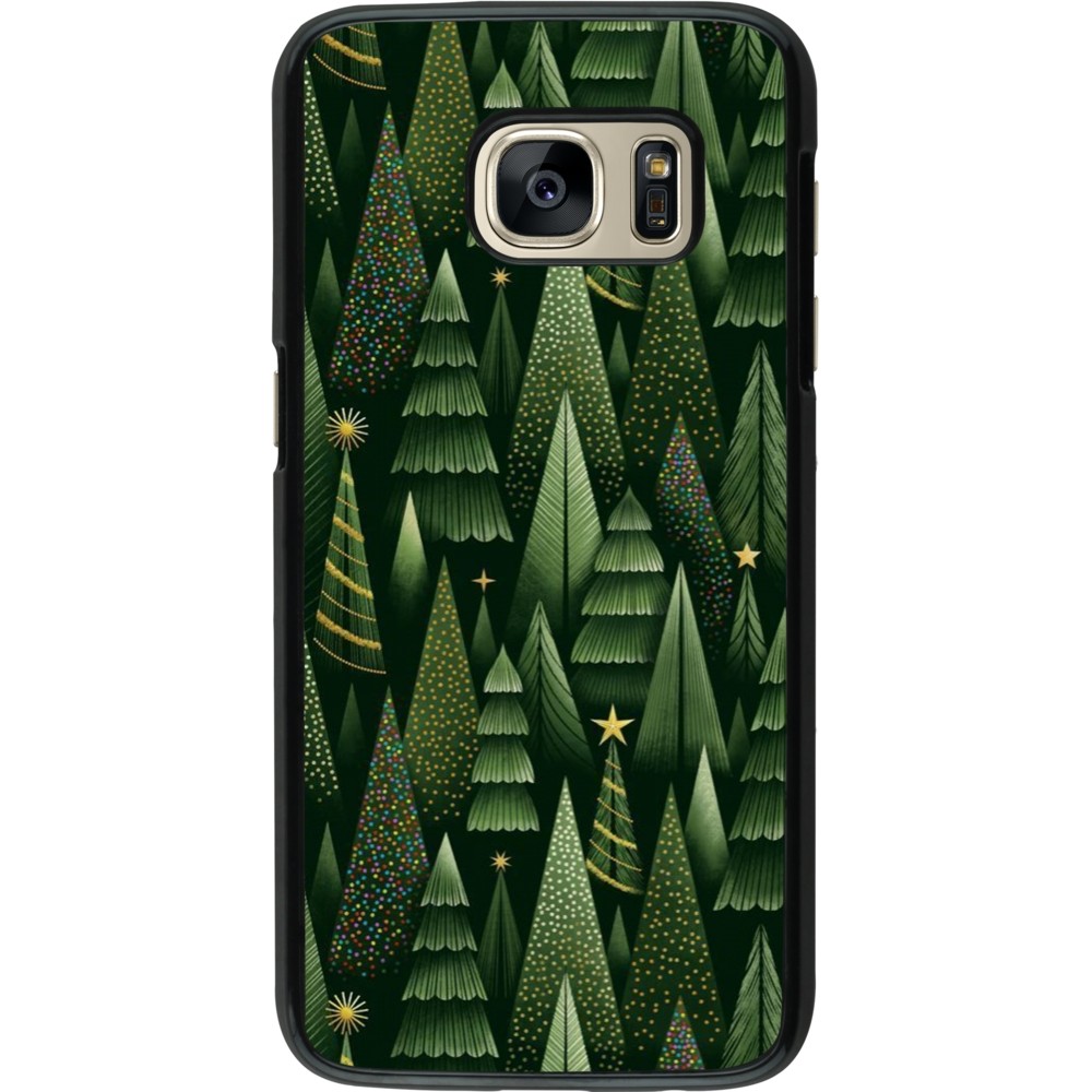 Coque Samsung Galaxy S7 - Christmas 25 Pattern Xmas Tree