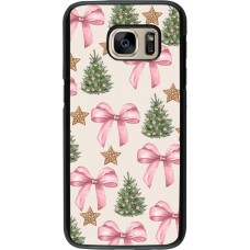 Coque Samsung Galaxy S7 - Christmas 25 Vintage Ribbons