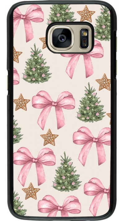 Coque Samsung Galaxy S7 - Christmas 25 Vintage Ribbons
