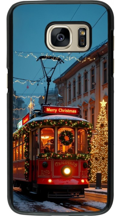 Coque Samsung Galaxy S7 - Christmas 25 Xmas Train