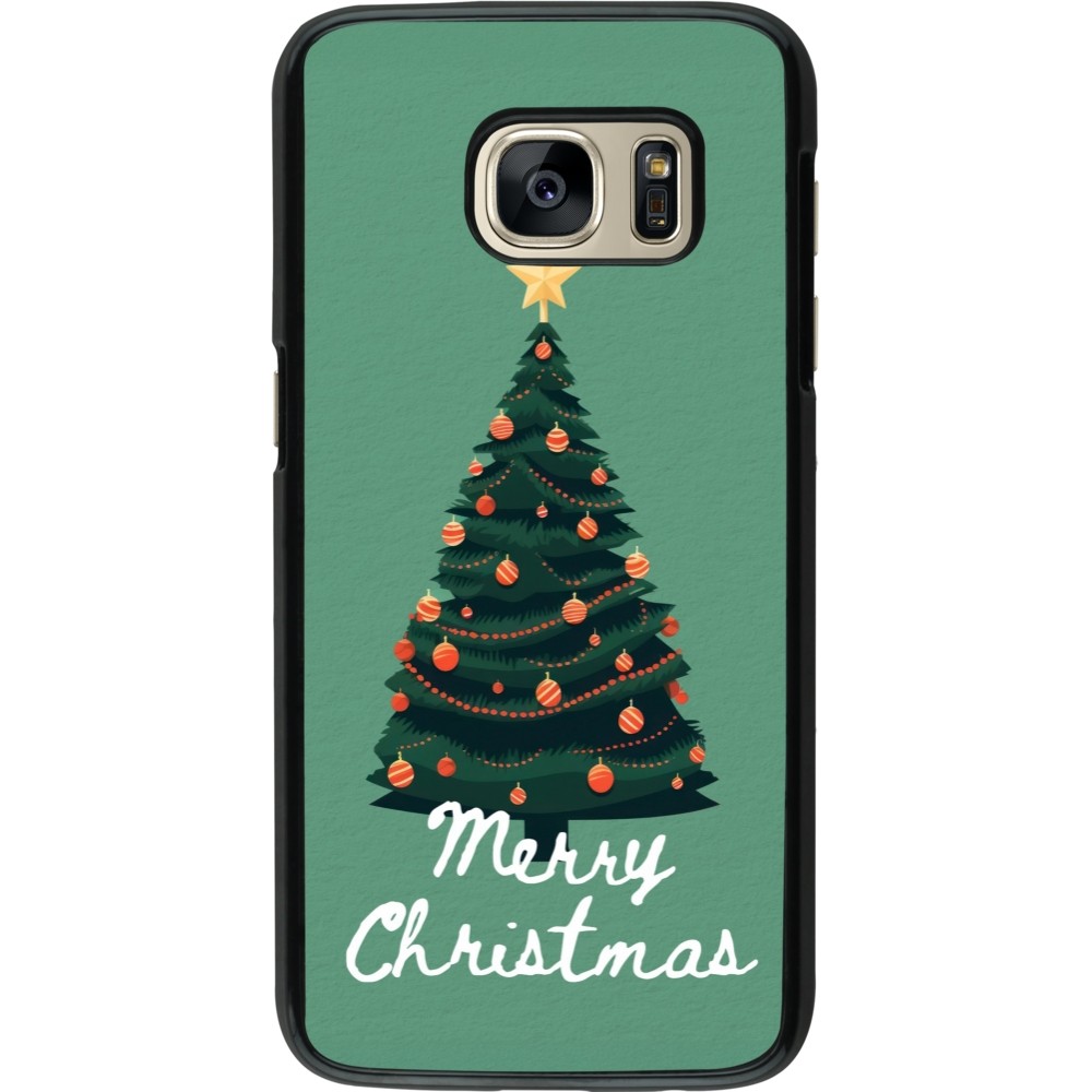 Coque Samsung Galaxy S7 - Christmas 25 Xmas Tree