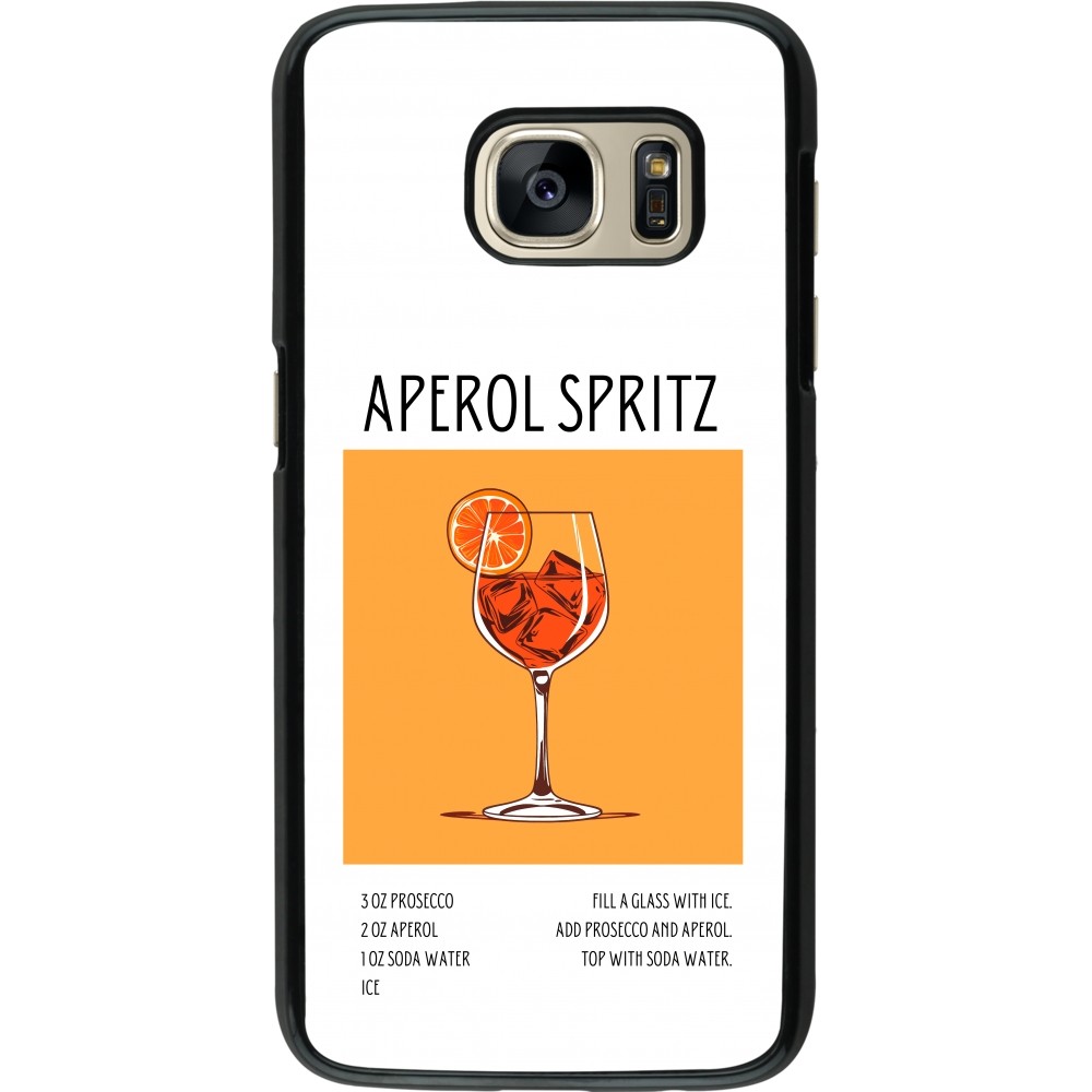 Coque Samsung Galaxy S7 - Cocktail recette Aperol Spritz