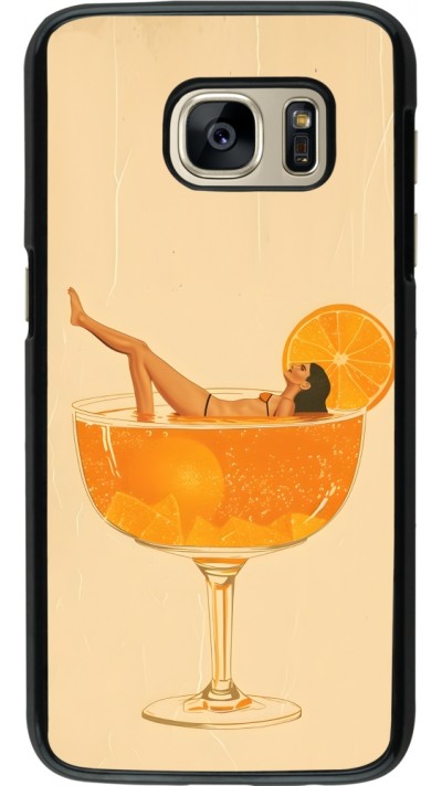 Coque Samsung Galaxy S7 - Cocktail bain vintage