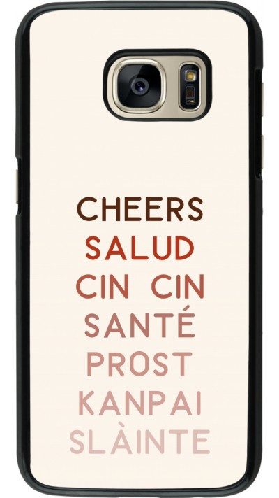 Samsung Galaxy S7 Case Hülle - Cocktail Cheers Salud