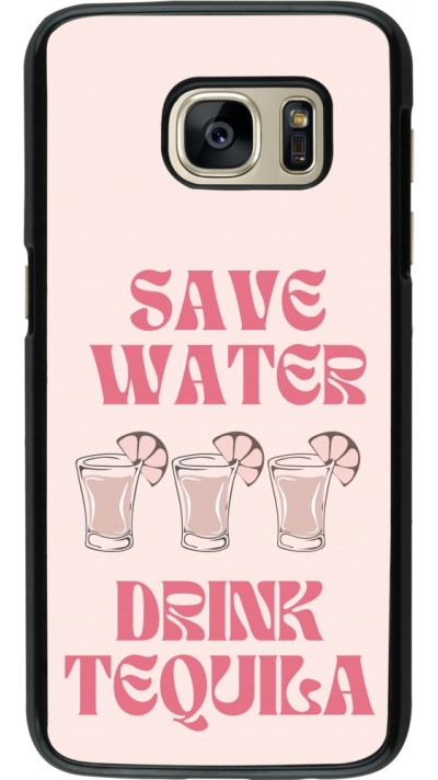Samsung Galaxy S7 Case Hülle - Cocktail Save Water Drink Tequila