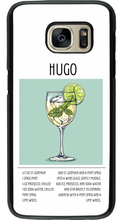 Samsung Galaxy S7 Case Hülle - Cocktail Rezept Hugo