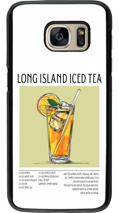 Samsung Galaxy S7 Case Hülle - Cocktail Rezept Long Island Ice Tea