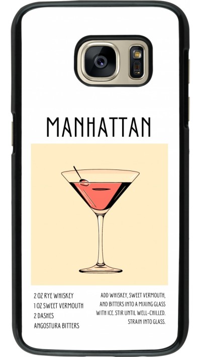 Coque Samsung Galaxy S7 - Cocktail recette Manhattan