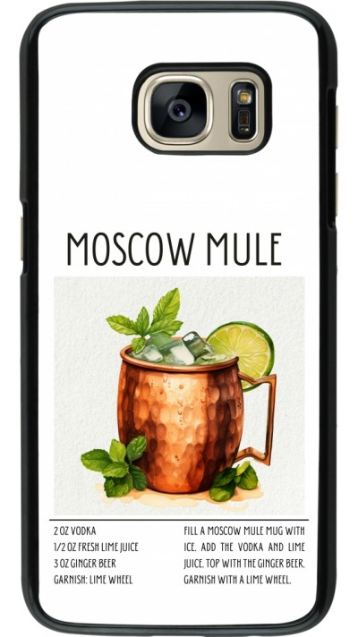 Coque Samsung Galaxy S7 - Cocktail recette Moscow Mule