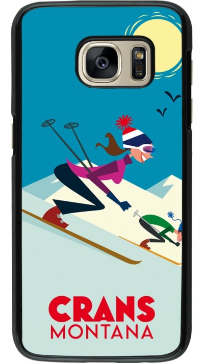 Coque Samsung Galaxy S7 - Crans-Montana Ski Downhill