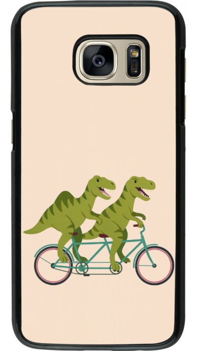 Coque Samsung Galaxy S7 - Dinosaurs on bikes 2026