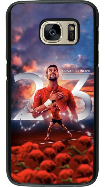 Coque Samsung Galaxy S7 - Djokovic 23 Grand Slam