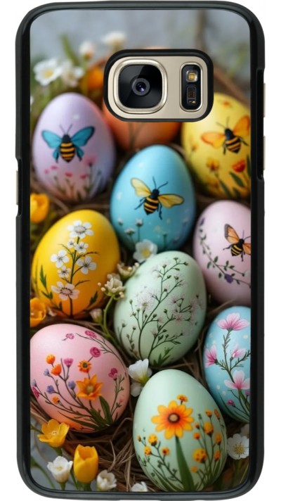 Coque Samsung Galaxy S7 - Easter 2026 Eggs with bees