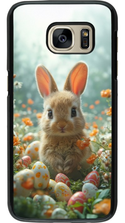 Coque Samsung Galaxy S7 - Easter 2026 Rabbit in the garden