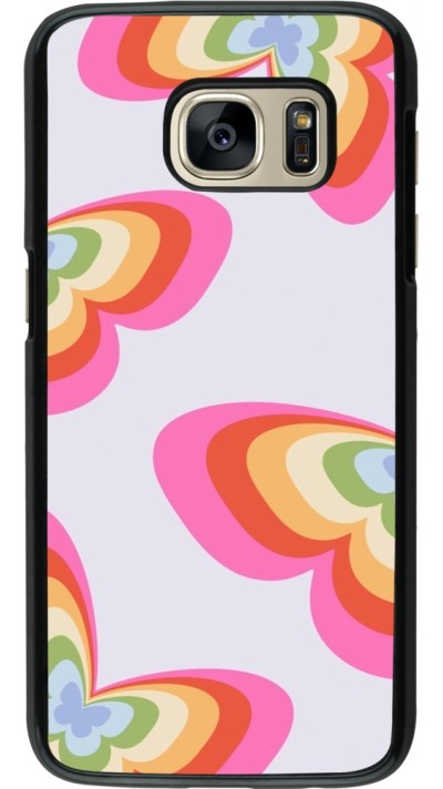 Coque Samsung Galaxy S7 - Easter 2024 rainbow butterflies