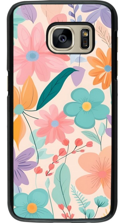 Samsung Galaxy S7 Case Hülle - Easter 2024 spring flowers