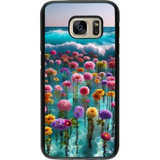 Coque Samsung Galaxy S7 - Flower sea waves