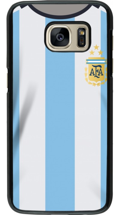 Coque Samsung Galaxy S7 - Maillot de football Argentine 2022 personnalisable