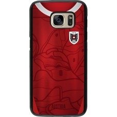 Coque Samsung Galaxy S7 - Maillot de football Autriche personnalisable