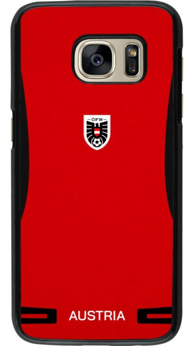 Coque Samsung Galaxy S7 - Maillot de football Autriche 2026 personnalisable