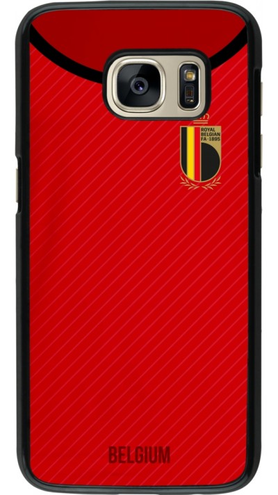 Coque Samsung Galaxy S7 - Maillot de football Belgique 2022 personnalisable