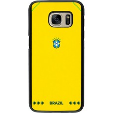 Coque Samsung Galaxy S7 - Maillot de football Bresil 2026 personnalisable