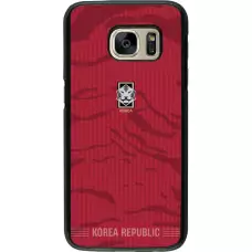 Samsung Galaxy S7 Case Hülle - Südkorea 2026 personalisierbares Fussballtrikot