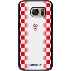 Coque Samsung Galaxy S7 - Maillot de football Croatie 2026 personnalisable