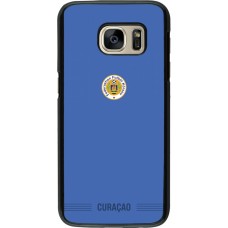 Coque Samsung Galaxy S7 - Maillot de football Curaçao 2026 personnalisable