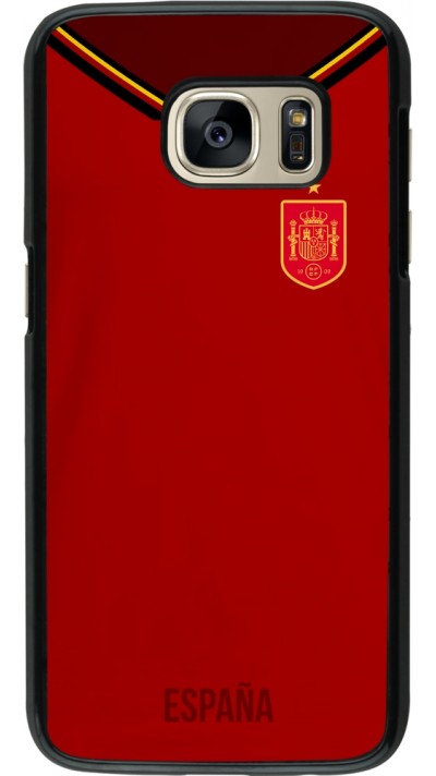 Coque Samsung Galaxy S7 - Maillot de football Espagne 2022 personnalisable