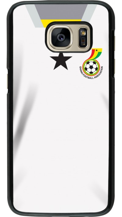 Coque Samsung Galaxy S7 - Maillot de football Ghana 2022 personnalisable