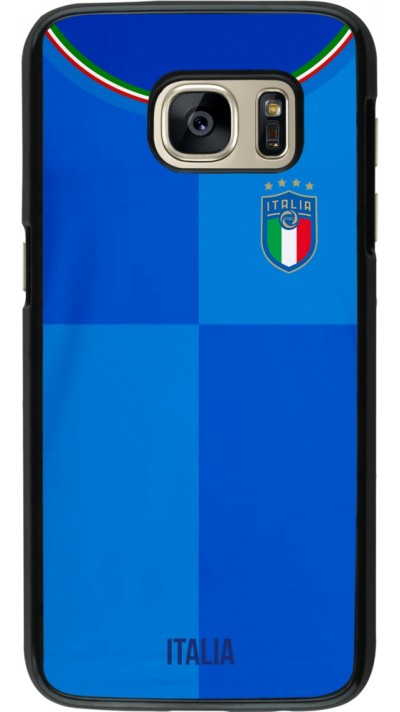 Coque Samsung Galaxy S7 - Maillot de football Italie 2022 personnalisable