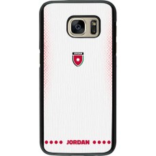 Coque Samsung Galaxy S7 - Maillot de football Jordanie 2026 personnalisable