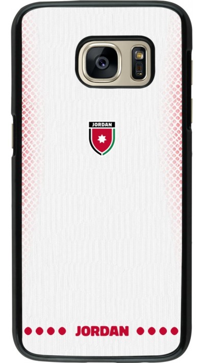 Coque Samsung Galaxy S7 - Maillot de football Jordanie 2026 personnalisable