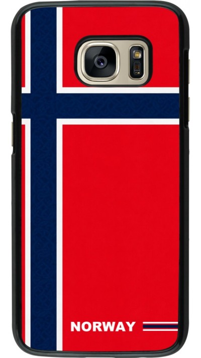 Coque Samsung Galaxy S7 - Maillot de football Norvège 2026 personnalisable