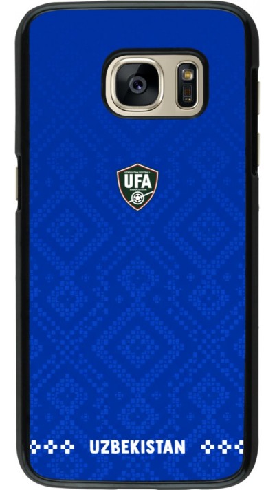 Coque Samsung Galaxy S7 - Maillot de football Ouzbékistan 2026 personnalisable