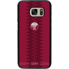 Coque Samsung Galaxy S7 - Maillot de football Qatar 2026 personnalisable