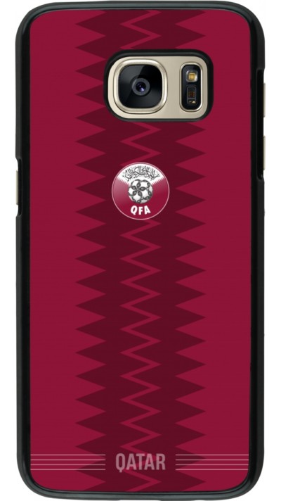 Coque Samsung Galaxy S7 - Maillot de football Qatar 2026 personnalisable