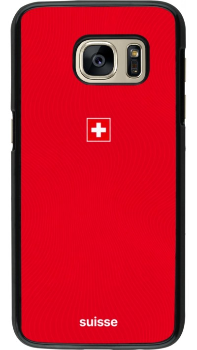 Coque Samsung Galaxy S7 - Maillot de football Suisse 2026 personnalisable