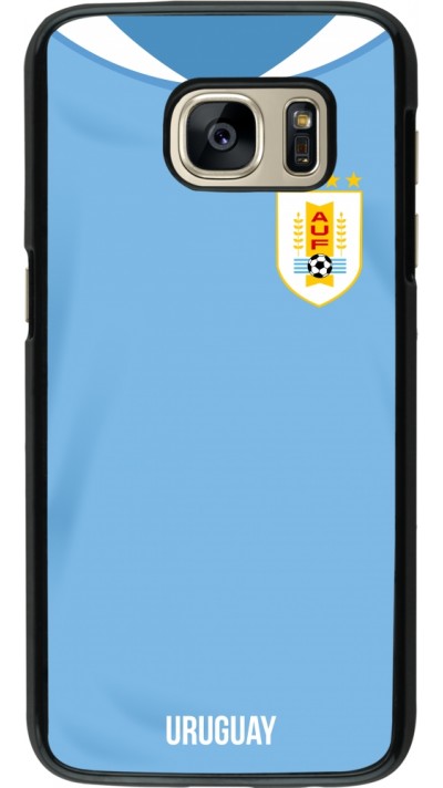 Coque Samsung Galaxy S7 - Maillot de football Uruguay 2022 personnalisable