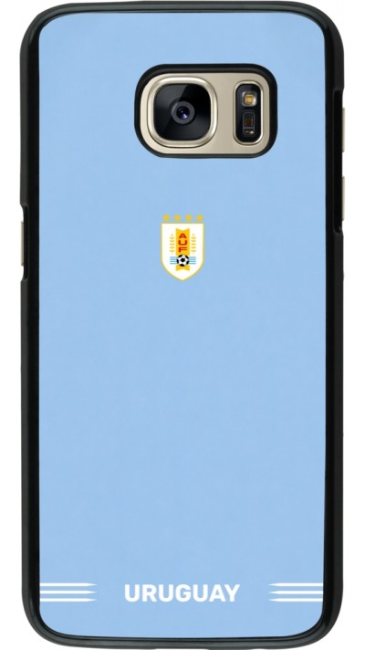 Coque Samsung Galaxy S7 - Maillot de football Uruguay 2026 personnalisable