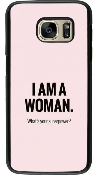 Hülle Samsung Galaxy S7 - I am a woman