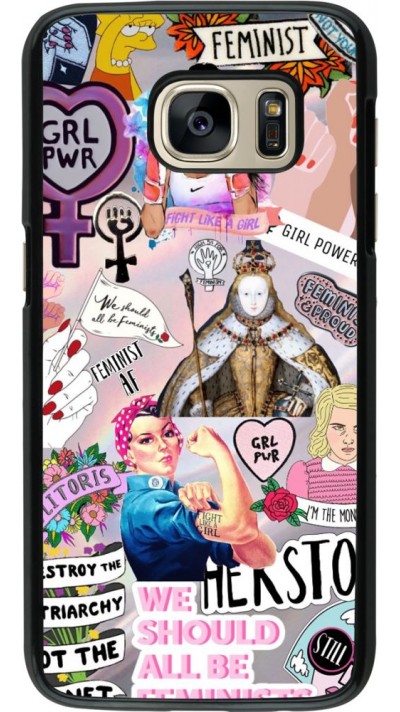 Coque Samsung Galaxy S7 - Girl Power Collage