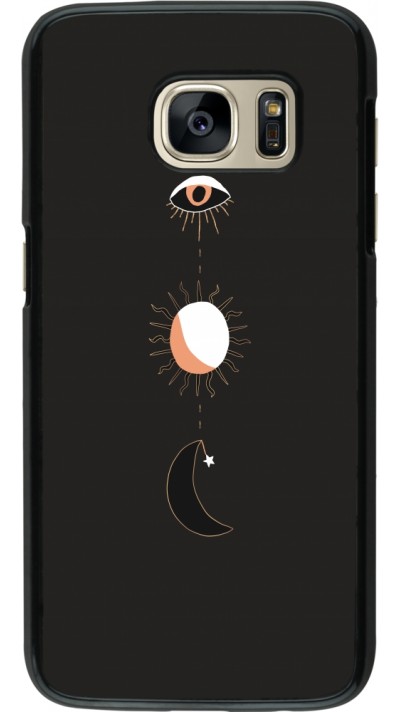 Samsung Galaxy S7 Case Hülle - Halloween 22 eye sun moon