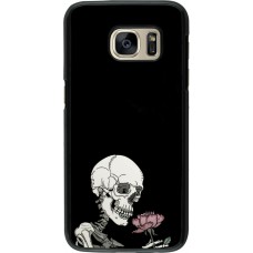 Samsung Galaxy S7 Case Hülle - Halloween 2023 rose and skeleton