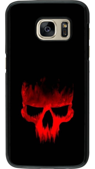Samsung Galaxy S7 Case Hülle - Halloween 2023 scary skull