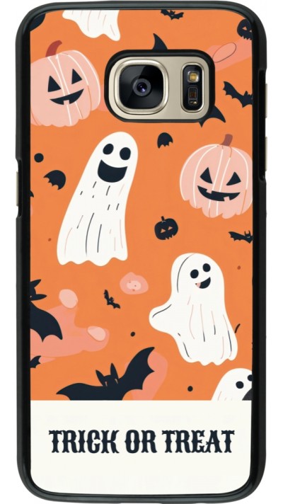 Samsung Galaxy S7 Case Hülle - Halloween 2025 Trick treat