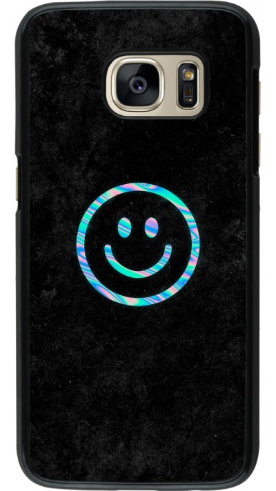 Coque Samsung Galaxy S7 - Happy smiley irisé