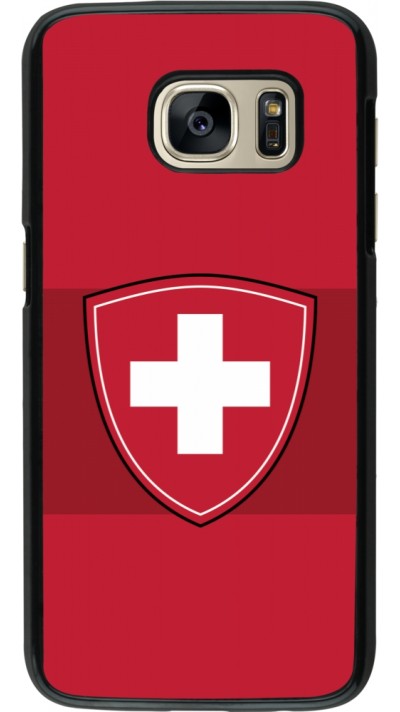 Coque Samsung Galaxy S7 - Hockey World Championship Ecusson Suisse