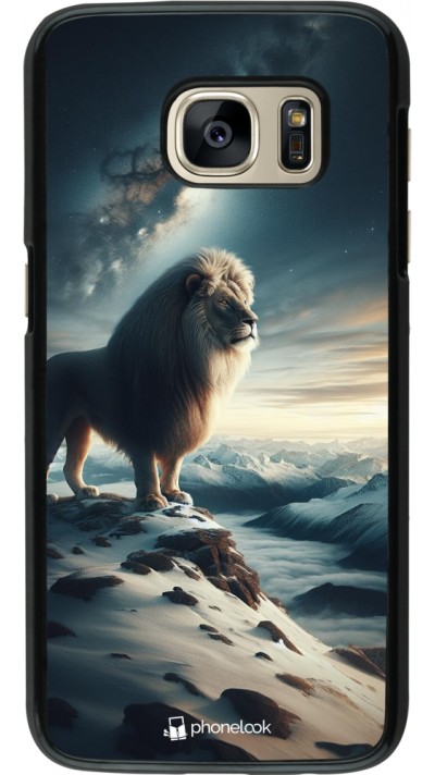 Coque Samsung Galaxy S7 - Le lion blanc